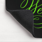 Tapis De Souris Restez Geek bizarre, Introversez, Nerd (Coin)