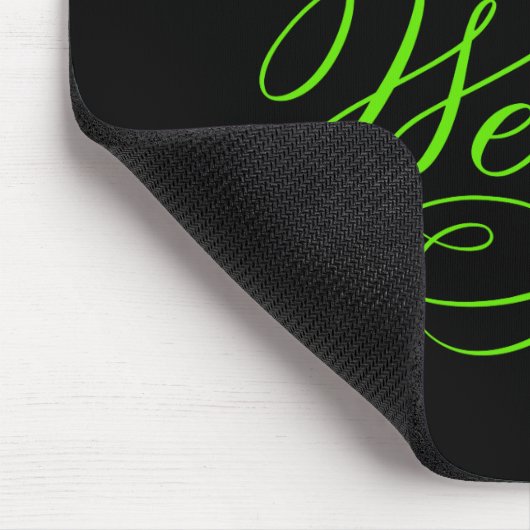 Tapis De Souris Restez Geek bizarre, Introversez, Nerd (Coin)