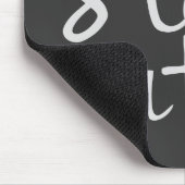 Tapis De Souris Restez mignon Mousepad, Gris (Coin)