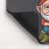 Tapis De Souris Resting Gnome Face Cute Funny Christmas Kawaii Car (Coin)