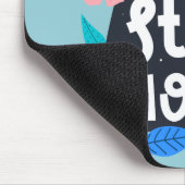 Tapis De Souris Restons à la maison Floral (Coin)