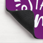 Tapis De Souris Restons à la maison violet (Coin)