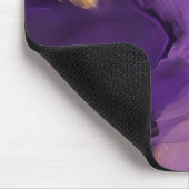 Tapis De Souris Résumé abstrait violet et or (Coin)