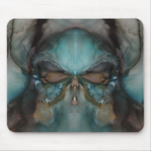 Tapis De Souris Résumé Design Effrayant Viking Masque