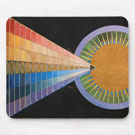 Tapis De Souris Retable, Groupe X, No.1 par Hilma af Klint (Devant)