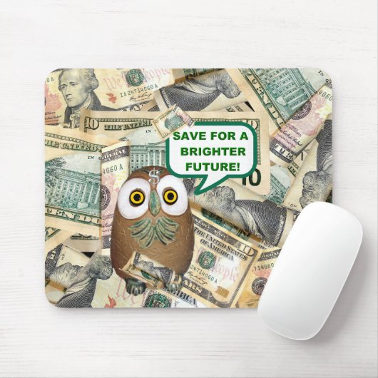Tapis De Souris RETENEZ! Dollar Bill Mousepad (Avec souris)