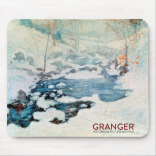 Tapis de souris retenu par les glaces