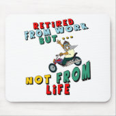 Tapis De Souris Retiré du travail (Devant)