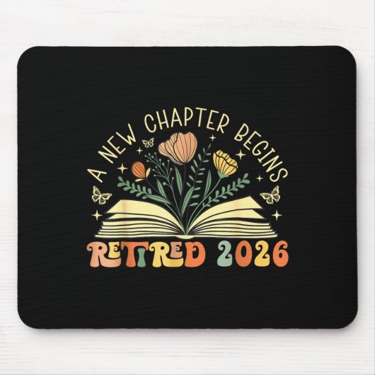 Tapis De Souris Retired 2026 A New Chapter Begins Retirement Teach (Devant)