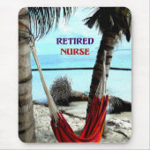 Tapis De Souris Retired Nurse, Hammock under the Palm Trees (Devant)
