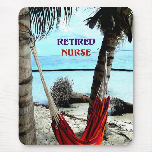 Tapis De Souris Retired Nurse, Hammock under the Palm Trees (Devant)