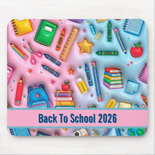 Tapis De Souris Retour à l'école personnalisé 2026