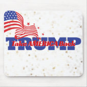 Tapis De Souris RETOUR DE L'AMÉRIQUE Trump Slogan (Devant)