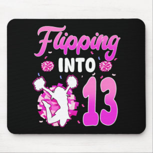 Tapis De Souris Retournement en pom-pom girl de 13 ans pour son 13