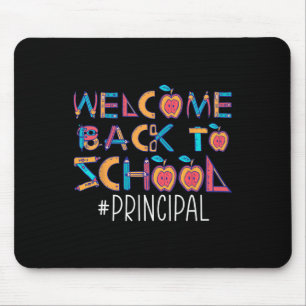 Tapis De Souris Retourner À L'École Principal