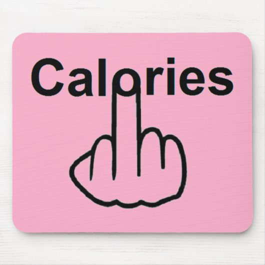 Tapis De Souris Retourner calories Mousepad (Devant)
