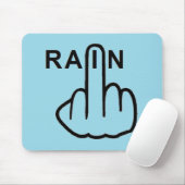 Tapis De Souris Retourner de pluie Mousepad (Avec souris)