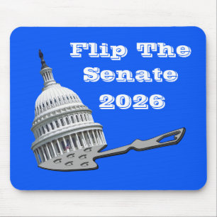 Tapis De Souris Retournez le vote du Sénat en bleu 2026