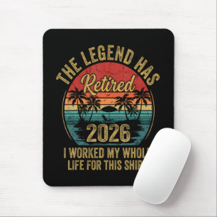 Tapis De Souris Retraité 2026 A Travaillé Toute Sa Vie Pour Ce Ret