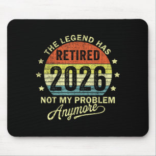 Tapis De Souris Retraité 2026 Retraite 2026