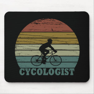 Tapis De Souris Retraite de cyclisme drôle - Vieux Cycologue 