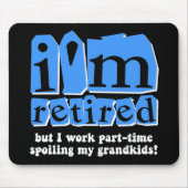 Tapis De Souris Retraite drôle (Devant)