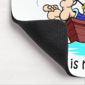 Tapis De Souris Retraite drôle de pêche (Coin)