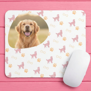 Tapis de souris Retriever doré photo personnalisé