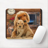 Tapis De Souris Retriever du Labrador (Avec souris)
