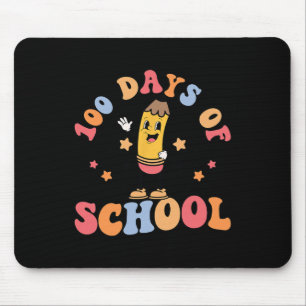 Tapis De Souris Rétro 100 Jours D'école Enseignants Élèves 100ème