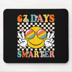 Tapis De Souris Rétro 67 Jours Plus intelligent 67 Jours d'école G
