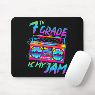 Tapis De Souris Rétro 80s 7e année est mon truc retour à l'école