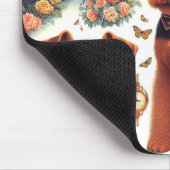 Tapis De Souris Retro Airedale Terrier sans fil (Coin)