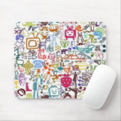 Tapis De Souris rétro aléatoire (Avec souris)