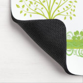 Tapis De Souris Rétro arbre vert (Coin)