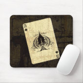 Tapis De Souris Rétro as de pique (Avec souris)