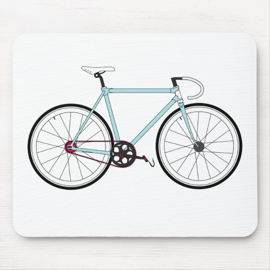 Tapis De Souris Rétro bicyclette classique (Devant)