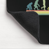 Tapis De Souris Retro Billiards Human Evolution Lover Pool Cadeau (Coin)