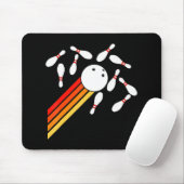 Tapis De Souris Retro Bowling Fun Bowling (Avec souris)