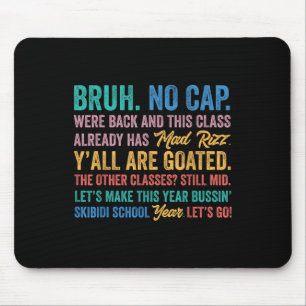 Tapis De Souris Rétro Bruh On Revient Sans Blague Bruh On Revient