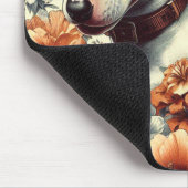 Tapis De Souris Retro Bull Terrier Peinture sans fil (Coin)