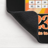Tapis De Souris Retro Calendar_ Remember New Year's Eve 2023-24 (Coin)