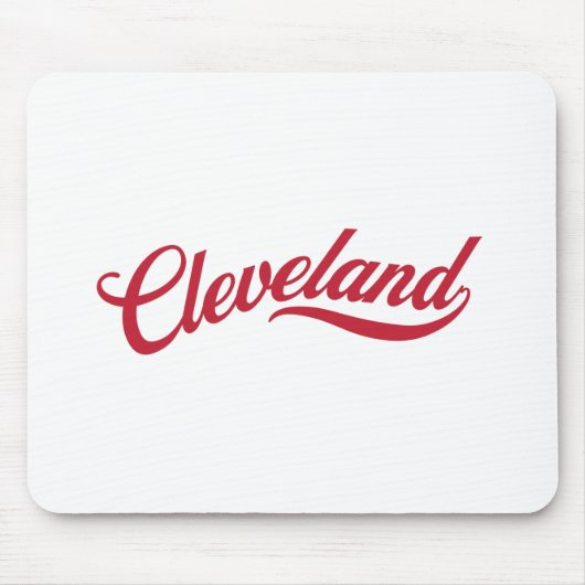 Tapis De Souris Retro Cleveland (Devant)