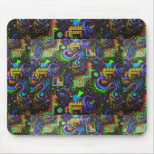 Tapis De Souris Rétro conception Mousepad de tapis d'arcade (Devant)