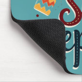Tapis De Souris Retro "Couper la couture répétée" Conception de l' (Coin)