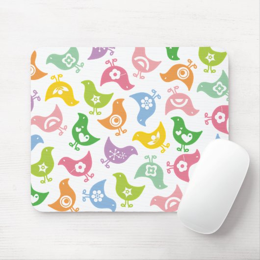 Tapis De Souris Rétro coutume Mousepad de motif d'amusement de (Avec souris)