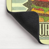 Tapis De Souris Rétro couverture pour le menu d'aliments de (Coin)