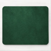 Tapis De Souris Rétro cuir fait sur commande vert (Devant)