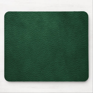 Tapis De Souris Rétro cuir fait sur commande vert