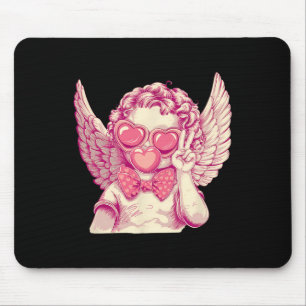 Tapis De Souris Retro Cupid Saint-Valentin Mignon Cupidon Vintage